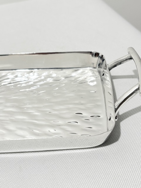 Antique Silver Plated Tray by Hukin & Heath Antique Silver Plated Tray by Hukin & Heath