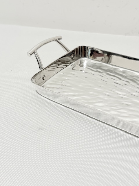 Antique Silver Plated Tray by Hukin & Heath Antique Silver Plated Tray by Hukin & Heath