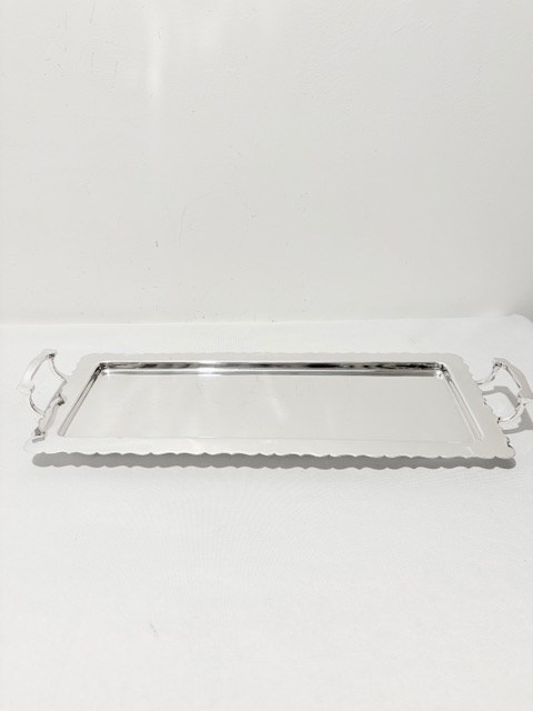 Vintage J B Chatterley and Sons Silver Plated Tray