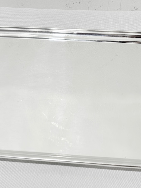 Antique Two Handled Silver Plated Tray Antique Two Handled Silver Plated Tray