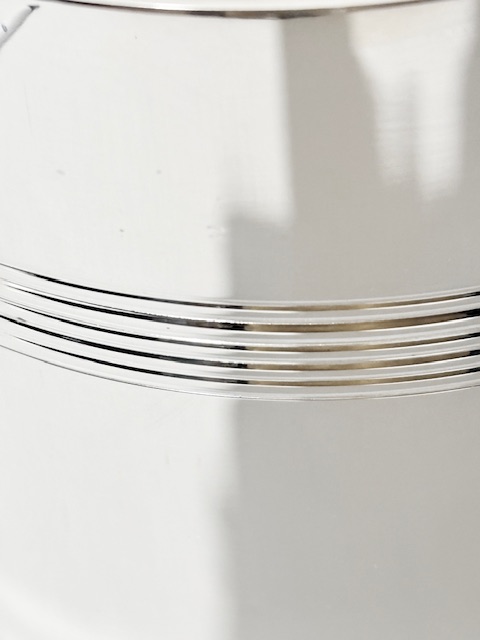 Antique Tall Cylindrical Silver Plated Wine Cooler