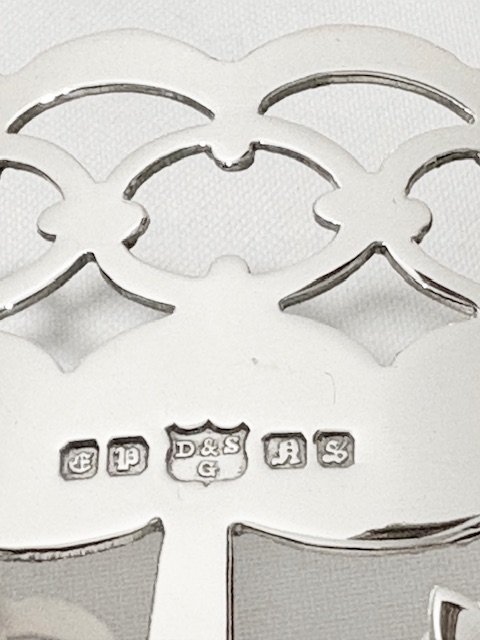 Antique Silver Plated Wine Bottle Stand or Coaster on Flared Stepped Base Antique Silver Plated Wine Bottle Stand or Coaster on Flared Stepped Base