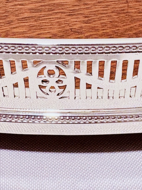 Handsome Antique Silver Plated and Oak Gallery Tray