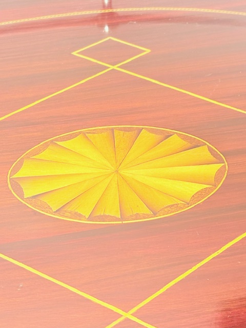 Charming Antique Silver Plated and Mahogany Tray Charming Antique Silver Plated and Mahogany Tray