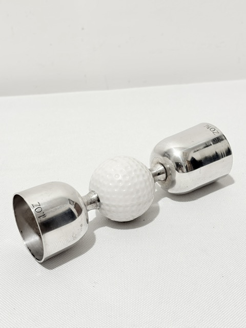 Vintage Jigger or Drinks Measure of Golfing Interest Vintage Jigger or Drinks Measure of Golfing Interest
