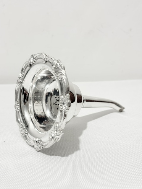 Antique Silver Plated Wine Funnel (c.1880)