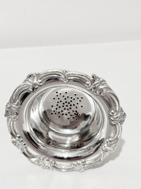 Antique Silver Plated Wine Funnel Antique Silver Plated Wine Funnel