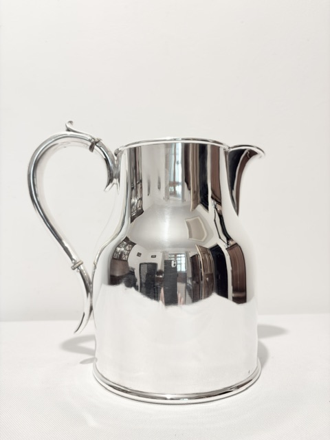 Antique Silver Plated Water Pitcher Jug by Elkington & Co Antique Silver Plated Water Pitcher Jug by Elkington & Co