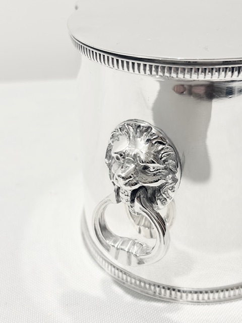 Antique Oval Silver Plated Wafer Box