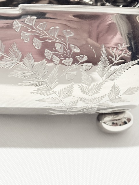 Unusual Conversion of an Antique Silver Plated Biscuit Box Unusual Conversion of an Antique Silver Plated Biscuit Box