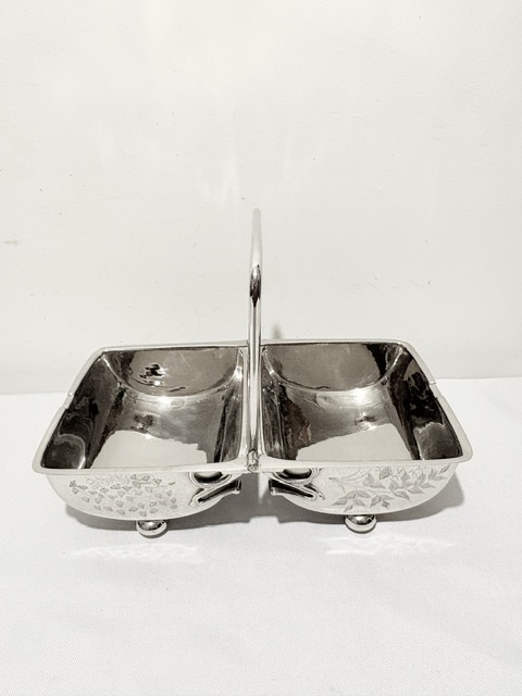 Unusual Conversion of an Antique Silver Plated Biscuit Box Unusual Conversion of an Antique Silver Plated Biscuit Box