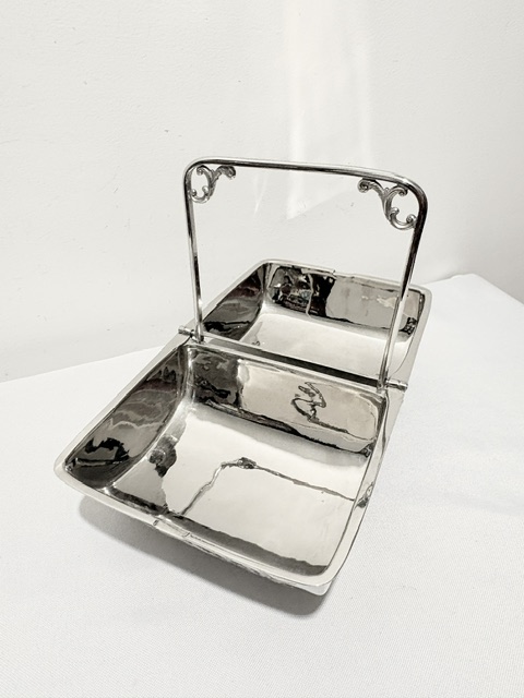 Unusual Conversion of an Antique Silver Plated Biscuit Box Unusual Conversion of an Antique Silver Plated Biscuit Box