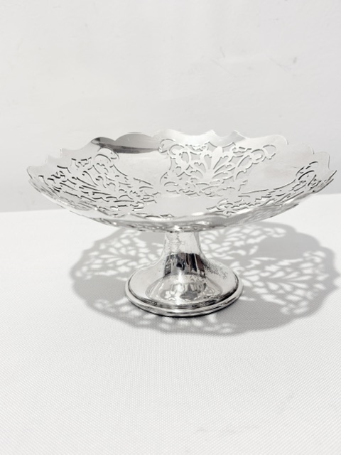 Vintage Pair of Mappin & Webb Silver Plated Bon Bon Dishes Vintage Pair of Mappin & Webb Silver Plated Bon Bon Dishes