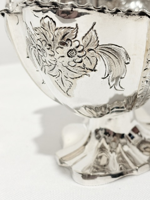 Small Antique Silver Plated Bon Bon Basket
