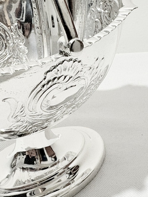 Antique Silver Plated Small Bon Bon Basket Antique Silver Plated Small Bon Bon Basket