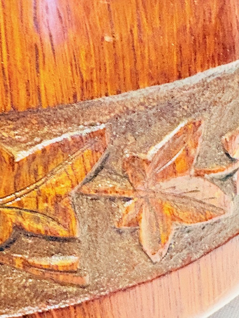 Antique Silver Plated and Oak Salad Bowl Antique Silver Plated and Oak Salad Bowl