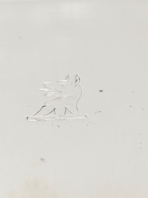 Novelty Vintage Silver Plated Tea Caddy in the Form of a Knife Box Novelty Vintage Silver Plated Tea Caddy in the Form of a Knife Box