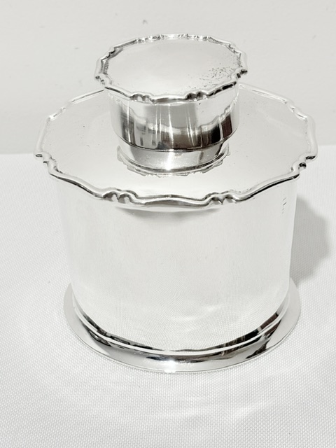 Atkin Brothers Antique Silver Plated Tea Caddy