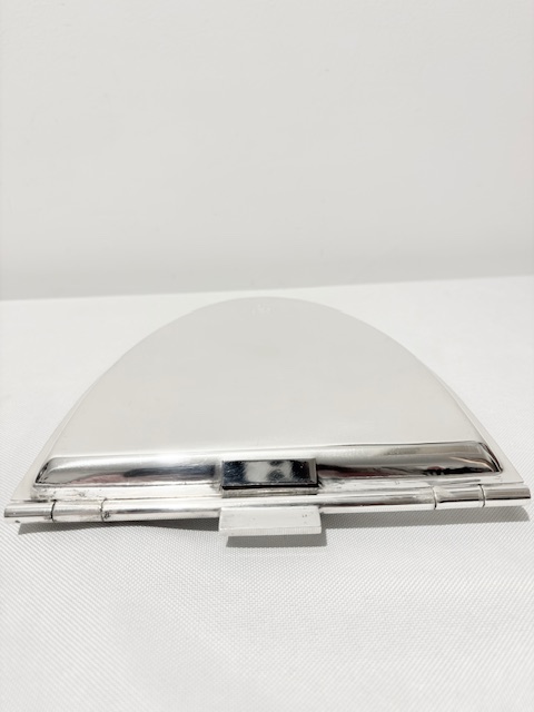 Unusual Antique Silver Plated Folding Cake Stand