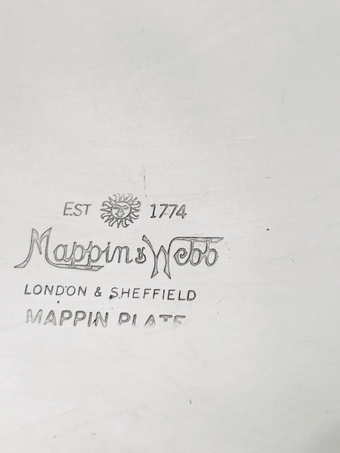 Large Silver Plated Mappin & Webb Cake Stand Comport