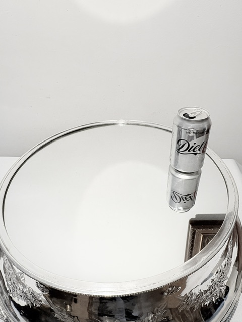 Handsome Antique Silver Plated Table Centrepiece Plateau or Cake Stand Handsome Antique Silver Plated Table Centrepiece Plateau or Cake Stand