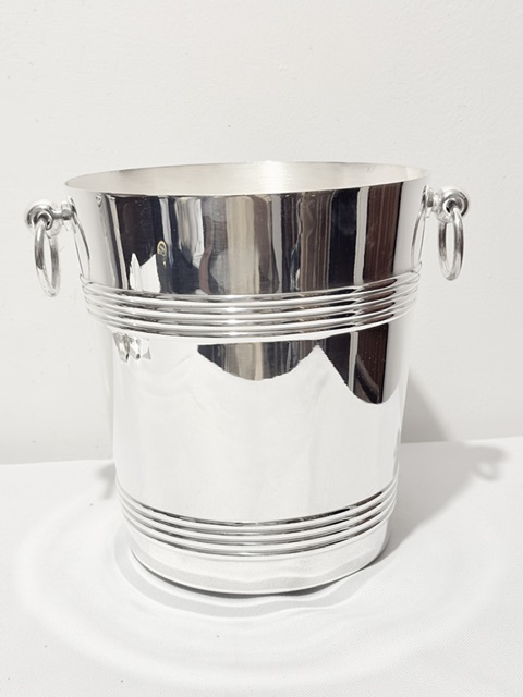 Antique Christofle Silver Plated Champagne Bucket or Wine Cooler Antique Christofle Silver Plated Champagne Bucket or Wine Cooler
