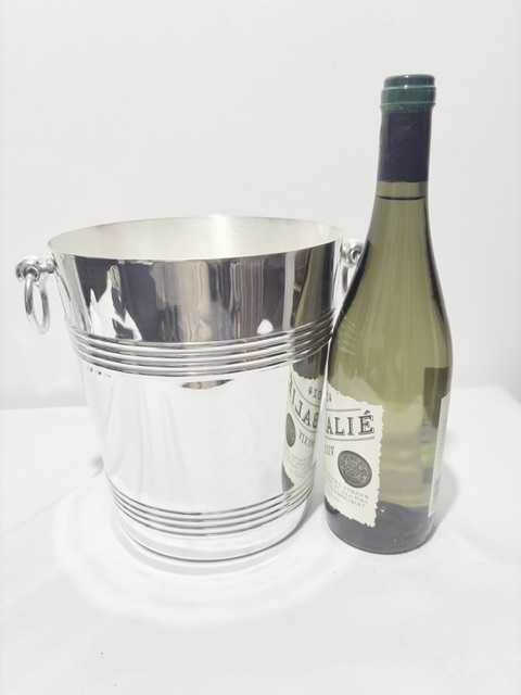 Antique Christofle Silver Plated Champagne Bucket or Wine Cooler Antique Christofle Silver Plated Champagne Bucket or Wine Cooler