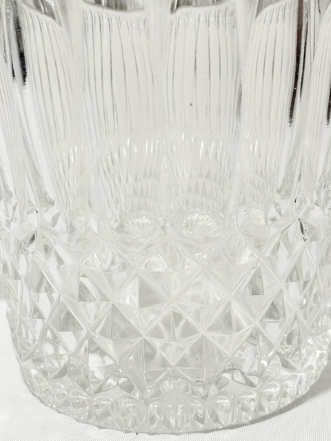 Vintage Silver Plated Mounted and Glass Champagne Bucket or Wine Cooler Vintage Silver Plated Mounted and Glass Champagne Bucket or Wine Cooler