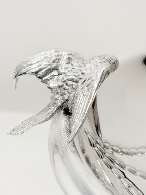 Antique Silver Plated Comport on Circular Pedestal Base