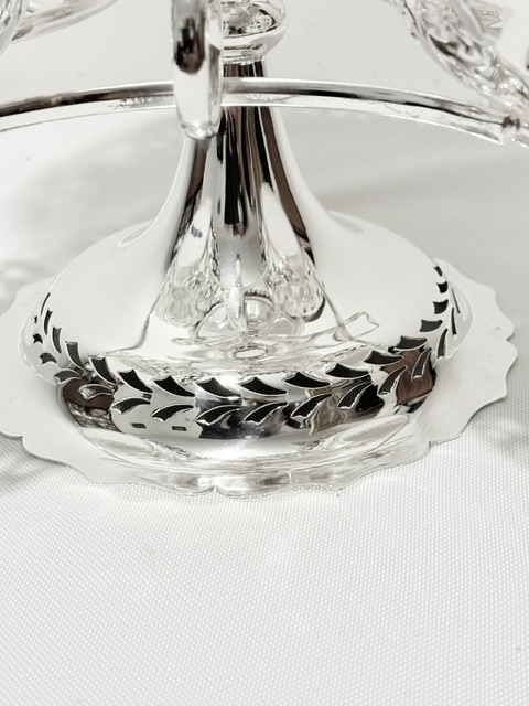 Charming Antique Silver Plated Epergne Charming Antique Silver Plated Epergne