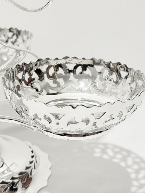 Charming Antique Silver Plated Epergne Charming Antique Silver Plated Epergne