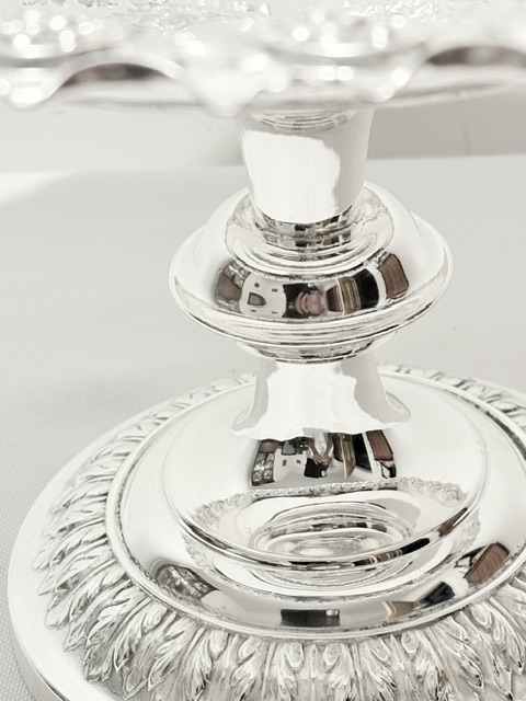 Handsome Antique Silver Plated Comport Handsome Antique Silver Plated Comport