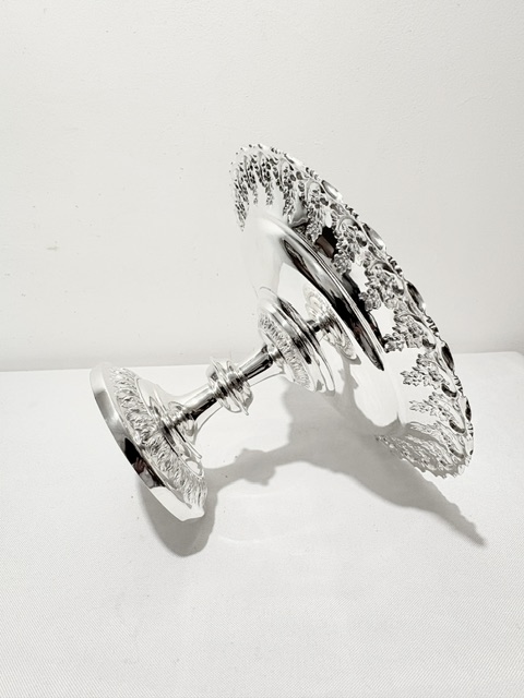 Handsome Antique Silver Plated Comport Handsome Antique Silver Plated Comport