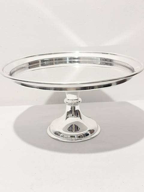 Large Silver Plated Cake Stand Comport Large Silver Plated Cake Stand Comport