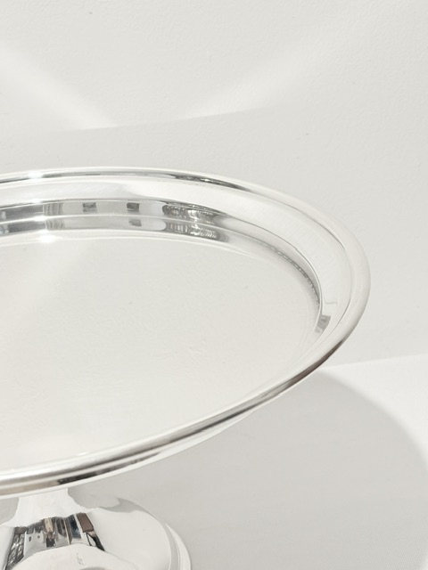Large Silver Plated Cake Stand Comport Large Silver Plated Cake Stand Comport