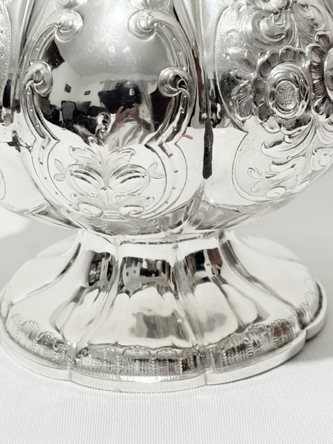 Ornate Antique Silver Plated Claret Jug Ornate Antique Silver Plated Claret Jug