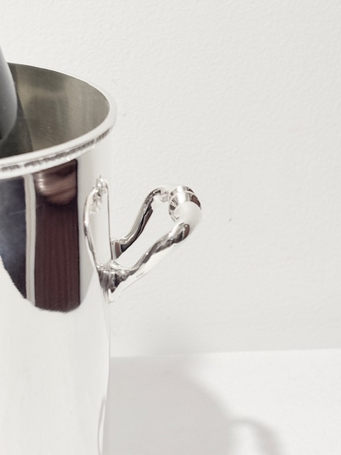 Silver Plated Wine Bottle Sleeve or Coaster