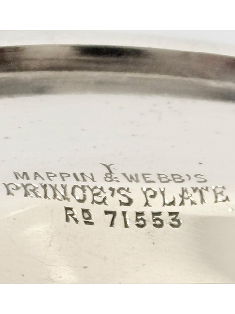 Mappin & Webb Antique Silver Plated Wine Bottle Holder