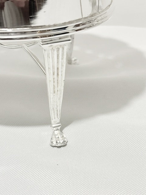 Antique Silver Plated Pair of Planters or Wine Bottle Holders Antique Silver Plated Pair of Planters or Wine Bottle Holders