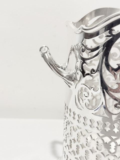 Antique Silver Plated Mappin & Webb Wine Bottle Holder Coaster Stand Antique Silver Plated Mappin & Webb Wine Bottle Holder Coaster Stand