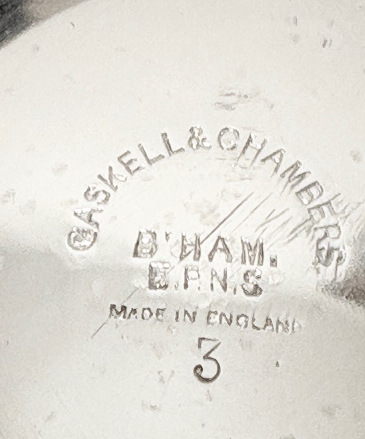 Vintage Silver Plated Cocktail Shaker by Gaskell & Chambers