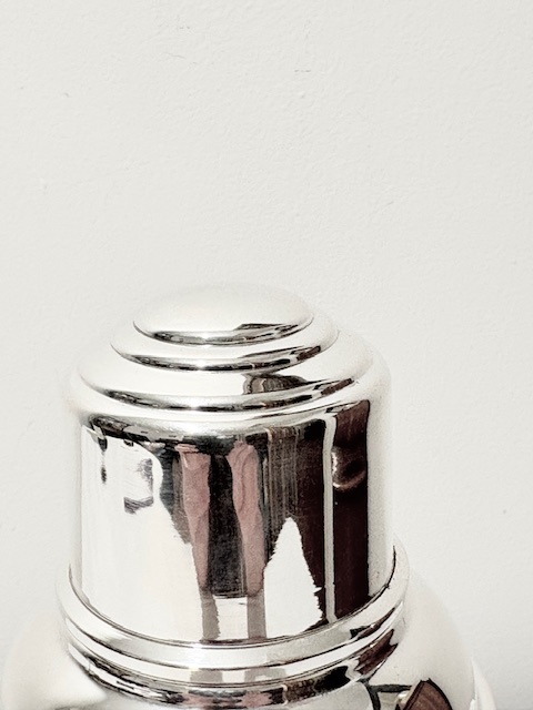 Art Deco Silver Plated Cocktail Shaker by Goldsmiths & Silversmiths Company