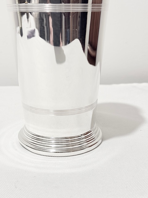 Art Deco Silver Plated Cocktail Shaker by Goldsmiths & Silversmiths Company