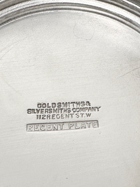 Art Deco Silver Plated Cocktail Shaker by Goldsmiths & Silversmiths Company