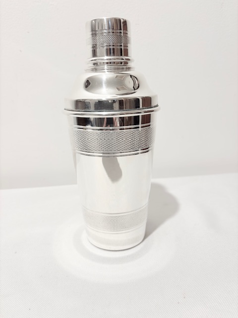 P H Vogel Antique Silver Plated Cocktail Shaker