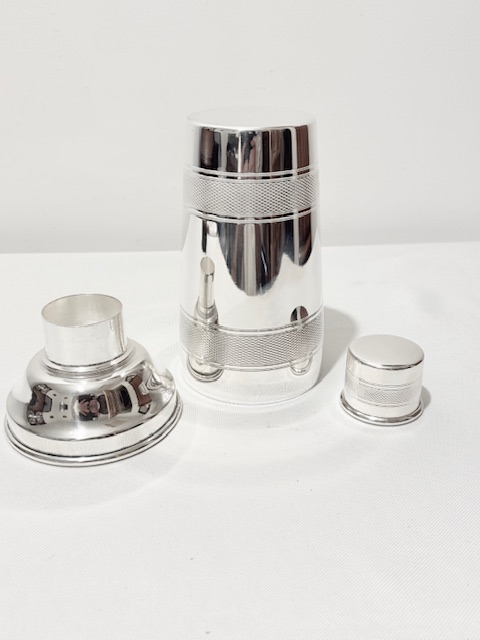 P H Vogel Antique Silver Plated Cocktail Shaker P H Vogel Antique Silver Plated Cocktail Shaker