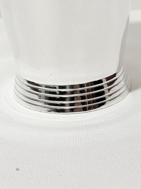 Keith Murray Designed for Mappin & Webb Silver Plated Cocktail Shaker