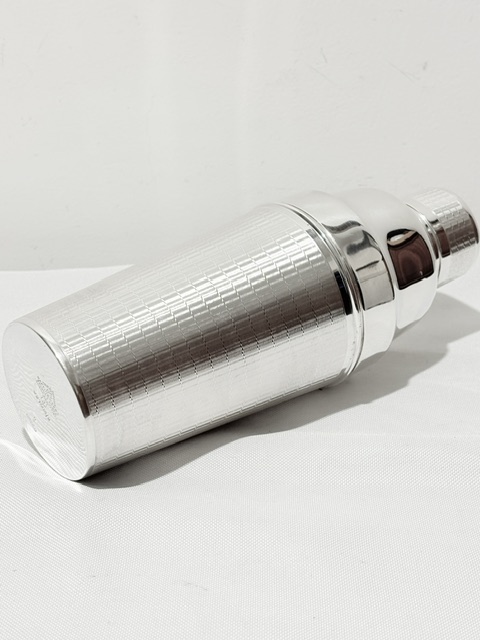 Tall Elegant Antique Silver Plated Cocktail Shaker