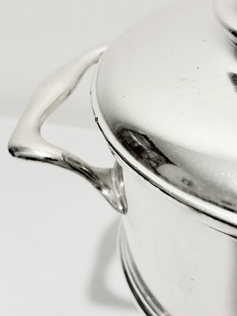 Antique Silver Plated Cocktail Shaker of Mammoth Proportion Antique Silver Plated Cocktail Shaker of Mammoth Proportion