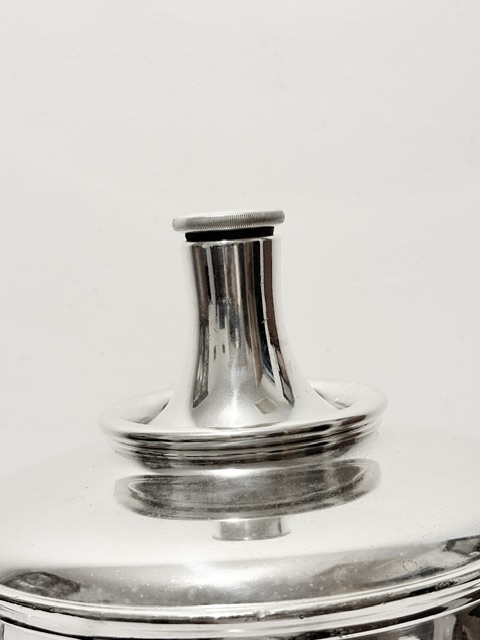Antique Silver Plated Cocktail Shaker of Mammoth Proportion Antique Silver Plated Cocktail Shaker of Mammoth Proportion